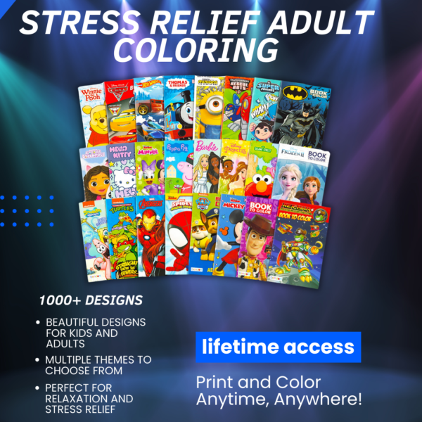 Stress Relief Adult Coloring