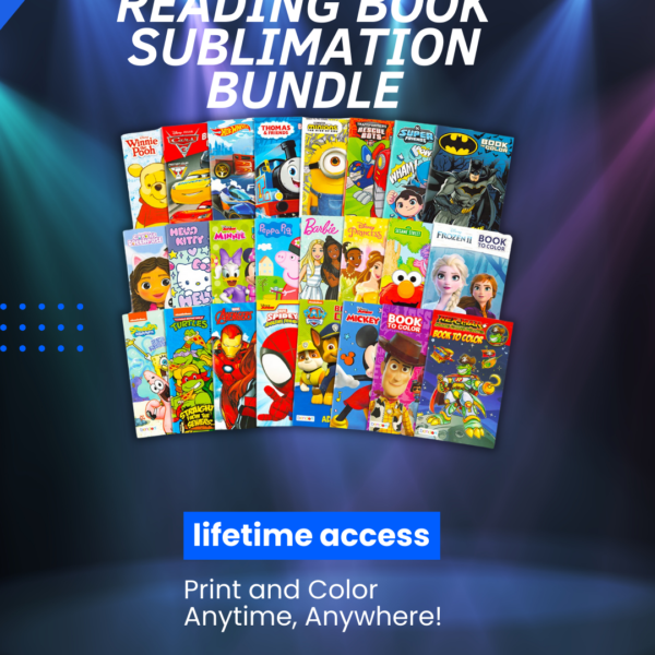 Reading Book Sublimation Bundle