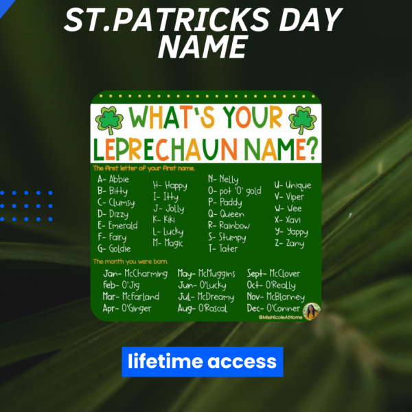 St.Patricks Day name